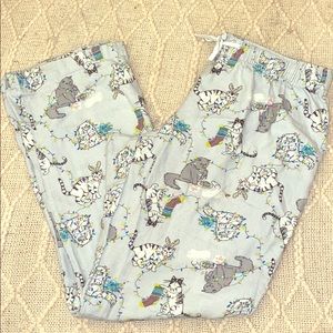 🌿 old navy • christmas kitten pj pants 🌿